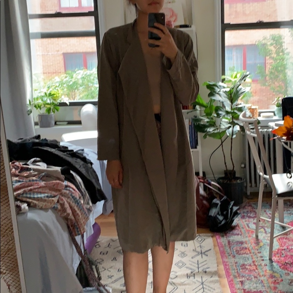 American apparel Olive green trench